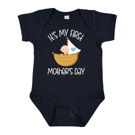 

Inktastic 1st Mothers Day Outfit Boys Gift Baby Boy Bodysuit