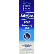 Hisamitsu Salonpas Non-greasy Deep Topical Relieving Gel 2.75 oz, 3-Pack