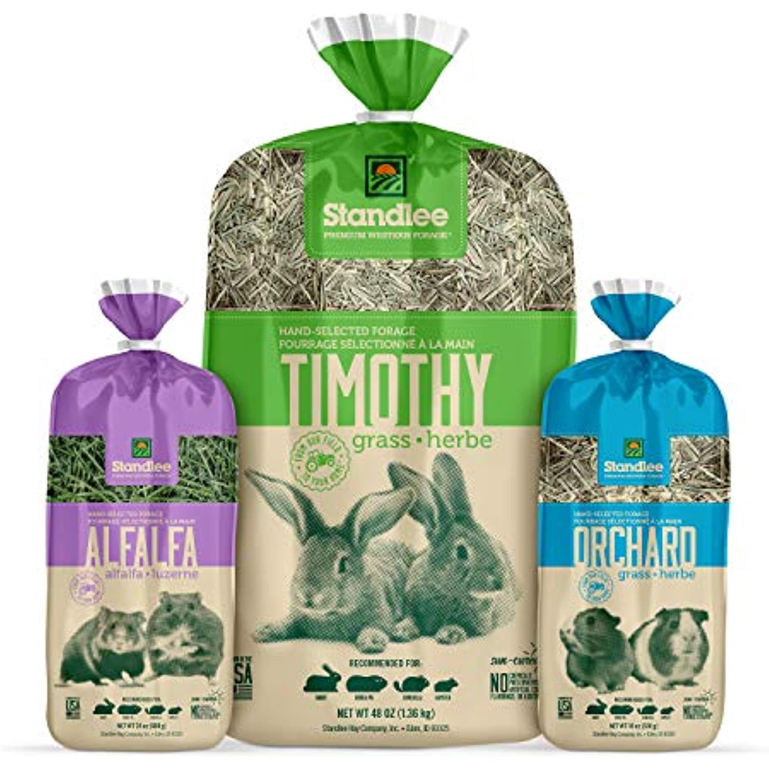 Standlee Premium Products Western Timothy, Small Animal Hay, 18oz Bag