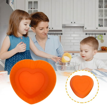 

JingChun Clearance Under $2.00 Love Cake Chocolate Non-stick Food Grade Molds for Chocolate Candy Jelly Ice Cubes Treats Cupcake Baking Molds