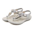 thumbnail image 1 of Vedolay Ladies Sandals Women's Comfy Sandals Breathable Summer Orthopedic Open Toe Sandals,Gray 8.5, 1 of 4