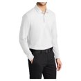 thumbnail image 4 of Mafoose Mens Long Sleeve Core Classic Male Pique Polo White XL, 4 of 6