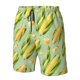 thumbnail image 4 of Balery Fresh Sweet Corn Traje de Baño Estilo Hawaiano para Hombre, Shorts de Secado Rápido con Bolsillos-3X-Large, 4 of 6