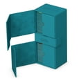 thumbnail image 4 of Ultimate Guard Twin Flip 'n' Tray 200+ XenoSkin Deck Case, Petrol, 4 of 7