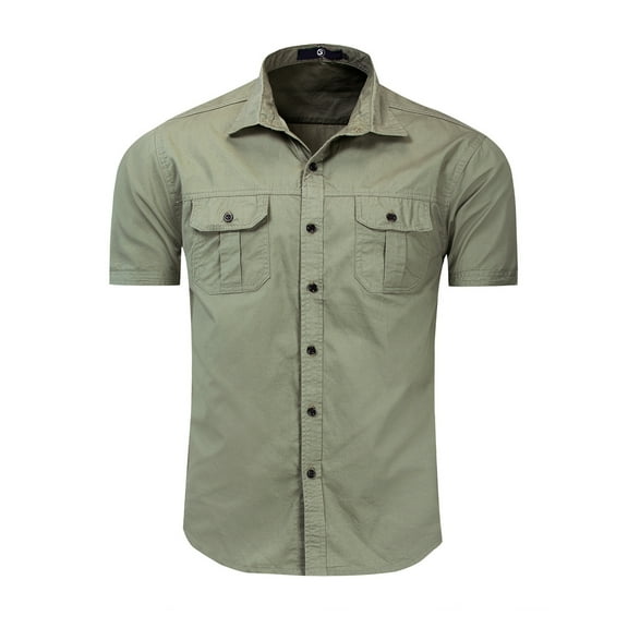 G Men's Shirt Stylish and Comfortable Top for Any Occasion Green