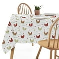 thumbnail image 2 of Cotton Table Cloth (52" X 72") (Farmhouse Chicken), 2 of 2