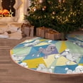 thumbnail image 5 of Sikiie Cute Poodle Dog Nativity Christmas Tree Skirt, Jesus Christian Winter Holiday Tree Mat Decoration(30-48IN), 5 of 6