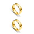 thumbnail image 1 of Minnieouse Anillo de banda Unisex, estética nupcial, mujer, hombre, esposa, marido, joyería de mano, vacaciones, regalos diarios, accesorios, Type2 NO2, 1 of 6