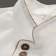 thumbnail image 5 of Chaqueta de chef de manga larga, ropa de trabajo para restaurantes, uniformes blancos METRO, 5 of 9