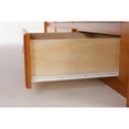 thumbnail image 5 of American Furniture Classics Model 2135-K12-KD Solid Pine Mission Twin Rake Bed with 12 Drawers in Warm Honey, 5 of 10