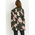 thumbnail image 3 of Floral Print Shawl Collar Maternity Knit Tunic, 3 of 4