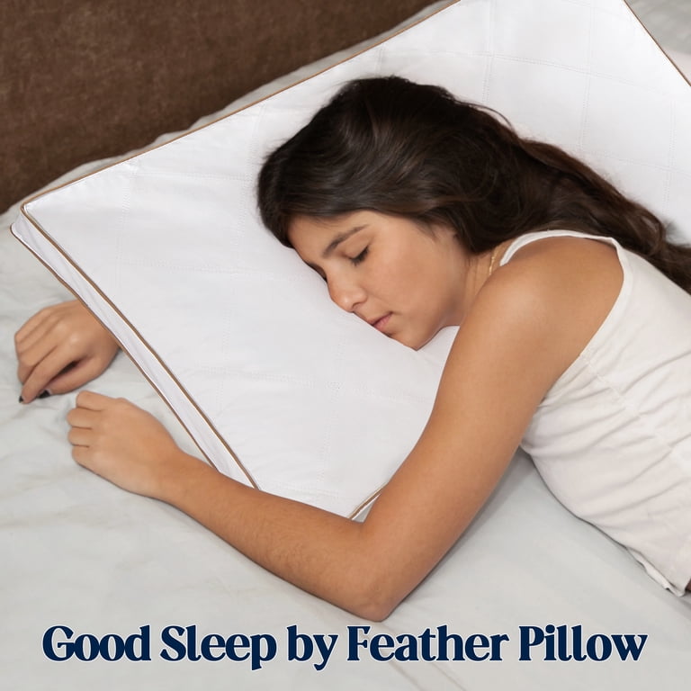 Peace Nest Hotel Bed Feather Down Pillows for Sleeping, King Size