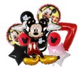 thumbnail image 3 of Juego de decoración para fiestas con globos de aluminio de Mickey Mouse, globo de látex con cabeza de Mickey de dibujos animados de 32 pulgadas, número rojo, suministros para fiestas de cumpleaños inf, 3 of 5