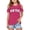 Hot Pink, variant on Girls Casual Summer Tops for Kids Short Sleeve Cold Shoulder Tee with Crew Neck for Everyday Play and Schoolwear Black 7-8 Years
