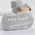 thumbnail image 4 of Baozhu 8 Pairs Baby Anti Slip Socks with Grips Cute Plush Cartoon Gripper Socks Warm Non-skid Toddler Socks for 0-1 Years Infant Boys Girls, 4 of 12