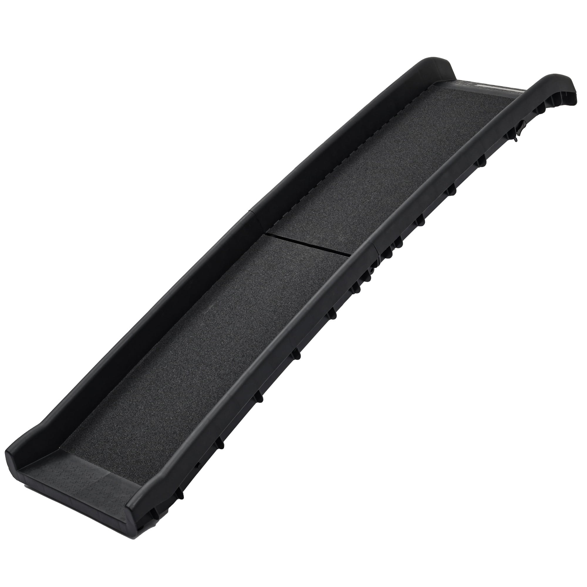 Uforic 61" Folding Dog Ramp, Portable Pet Ramp for Cars with Anti-Slip Tape, 165 lbs Capacity for SUV and Truck, Black