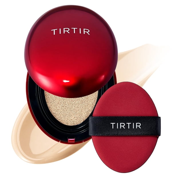 Mascarilla Tirtir de Cushion Foundation, color rojo semimate, 17 W, vainilla francesa