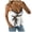Brown, variant on Women's Babydoll Tops Sleeveless V Neck Peplum Crop Wrap Top Cute Summer Tie Front Camisole (Black, M)