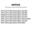thumbnail image 2 of Kugel Front Rear Wheel Bearing Kit for Car Mercedes-Benz GL350 GL320 GL450 GL550 ML63 AMG R63 ML450 - Left Right Side (Driver Passenger) K70-101150, 2 of 10
