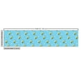 thumbnail image 3 of Ambesonne Bee Fabric by the Yard Upholstery, Cartoon Animal Characters Art, 1 Yard, Earth Yellow Sky Blue, 3 of 5