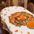 thumbnail image 3 of Fall Thanksgiving Tablecloth for Round,Oval,Rectangle Tables,Waterproof Fall Table Cloths for Dining Room Indoor Outdoor Table Cover - 60x84 Inch, 3 of 6