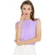 thumbnail image 1 of Blusas Elegante Sin Mangas Vintage De La Década De 1950 Con Volantes Para Oficina De Negocios Para Mujer Lavanda XS, 1 of 6