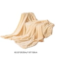 thumbnail image 2 of Manta de sofá de vellón engrosado, ligera y suave, para cama, sofá o viaje, en color liso, transpirable, duradera, lavable a máquina, 200x150 cm., 2 of 5