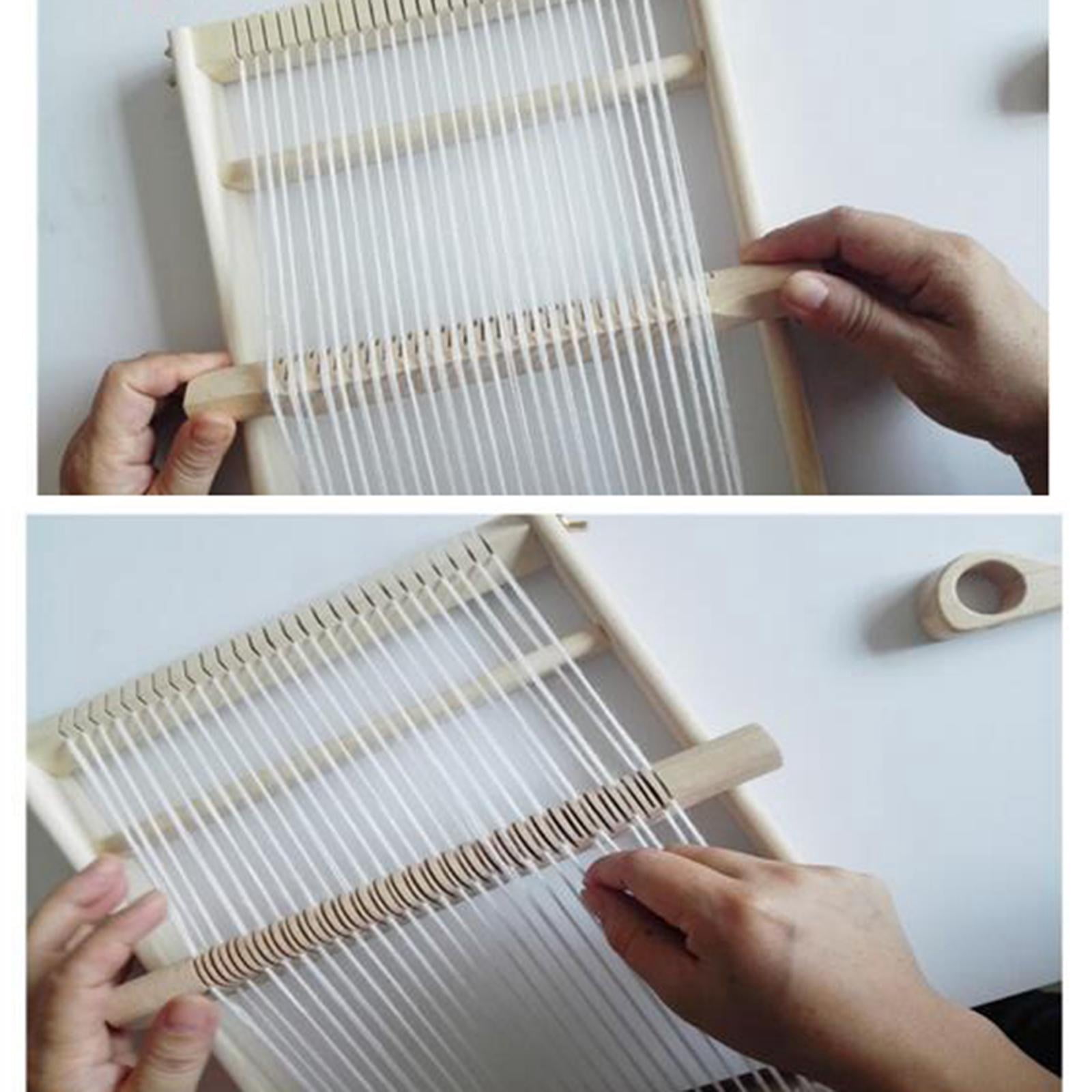 Wood Weaving Loom , Tapestry Weaving Toys, Tabletop puzzle children toys for Kids Children Toy Gift