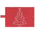 thumbnail image 3 of PKQWTM Christmas Tree Line Icon On Red Book Cover Book Protector Book Sleeve Book Pouch Book Bag 6x9 inch, 3 of 4