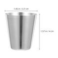 thumbnail image 4 of Pawsdot 4Pcs Home Teapot Spout Covers Simple Practical Stainless Steel Sleeve, 4 of 6