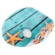 thumbnail image 2 of Alfombra de Baño de Estrella de Mar Conchas Marinas de Playa Tapete Alfombra de Baño 6 Piezas, 2 of 5