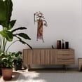 thumbnail image 2 of 7055 817865020384 Petroglyph Ted Metal Wall Art, Gold, 2 of 2