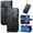 Black, variant on For Moto G Stylus 5G 2024 /G Stylus 5G 2023 Case, Embossed Wallet Case For Moto G Play G Power 5G Edge 50 Ultra with Card Slots Cash Holder Magnetic Clasp Shockproof Kickstand Cover with Hand Strap