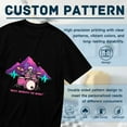 thumbnail image 5 of Black T Shirts for Men, Beats Beneath The Bones, Skeleton Print 1 Mens Graphic Tees, 24013982,S, 5 of 8
