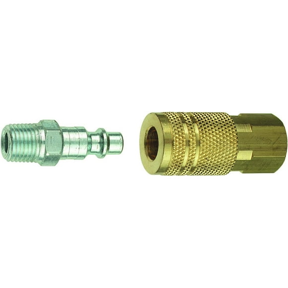 Juego de acopladores Plews Tru-Flate 13-201 con diseño I/M de 1/4 pulgadas