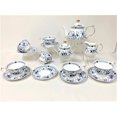 thumbnail image 1 of Hampstead Collection Porcelain Blue Flowers Tea Set 15 pcs for 6 Persons, 1 of 8