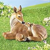 Deer And Fawn Garden Statue by