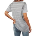 thumbnail image 5 of Womens Summer Tops Casual Square Neck T Shirts Loose Fit Shirts Tops Blouses - XL, 5 of 6