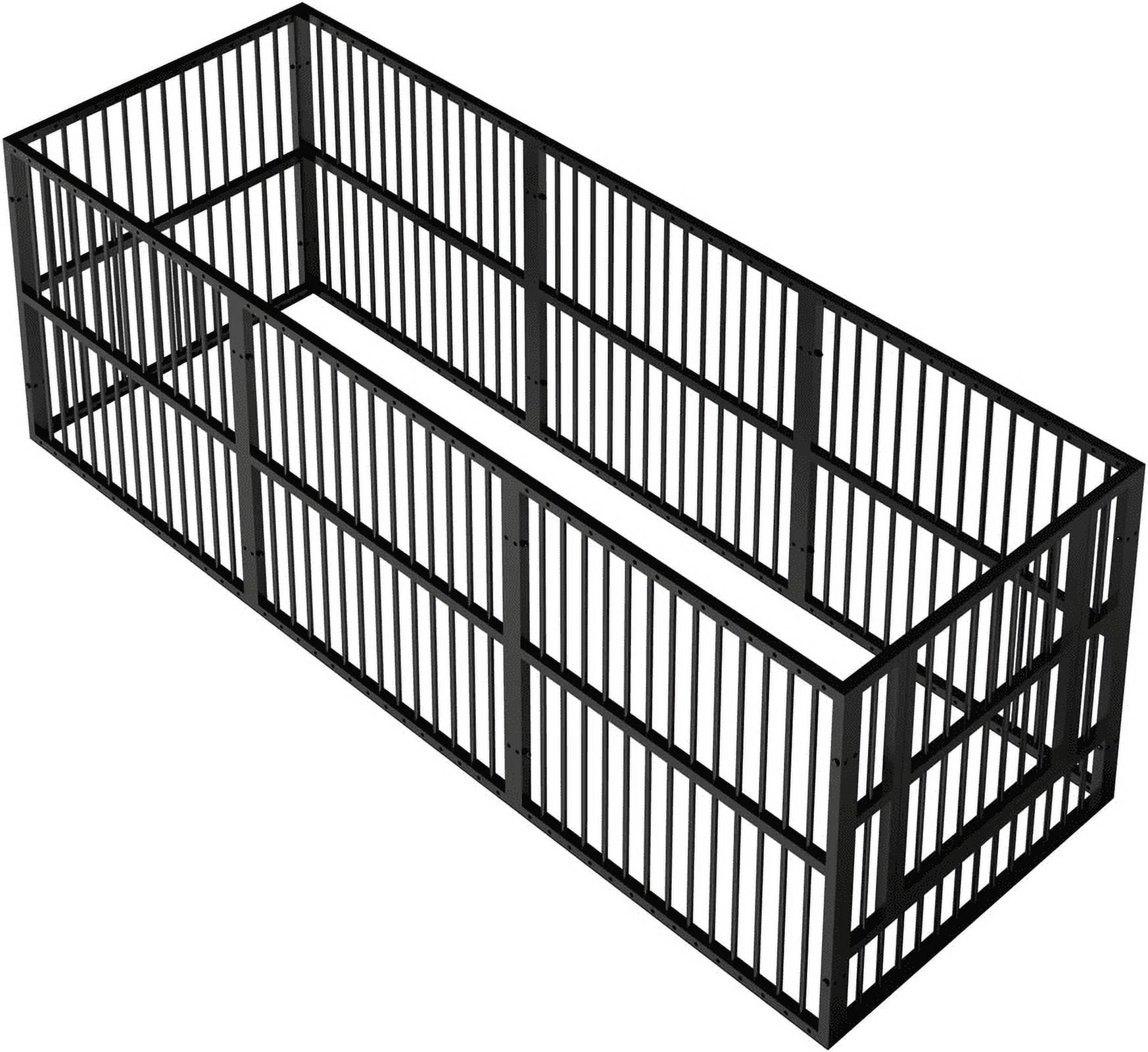 Walnest 31.5" Height Pet Playpen 2 Panel Add-On, Dog Playpen, Puppy Dogs Heavy-Duty Extendable Pen,Easy Assemble, Black