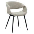 thumbnail image 1 of Silla Várix Tela Gris – Silla Moderna para Comedor o Sala, Patas Negras, Diseño Contemporáneo y Elegante, 1 of 2