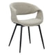 thumbnail image 1 of Silla Várix Tela Gris – Silla Moderna para Comedor o Sala, Patas Negras, Diseño Contemporáneo y Elegante, 1 of 2
