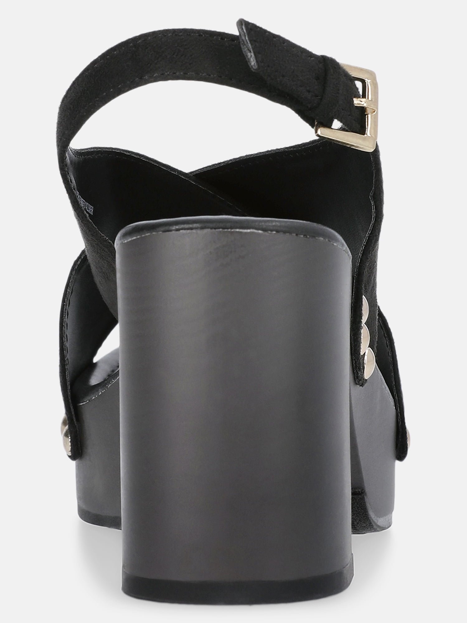 Time and Tru Women's X-Band Heeled Sandals