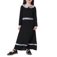 thumbnail image 5 of YunPes Girls Dress Long Skirt Summer Large Children Loose Long Sleeve Arab Youth Long Skirt Casual Dress 18 Month Christmas Dress, 5 of 9