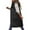 Black, variant on Lindreshi Puffer Vest for Women Clearance Women Warm Pocket Hooded Coat Long Jacket Winter Sleeveless Down Parkas