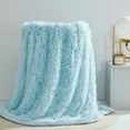 thumbnail image 3 of AUQ Plush Blanket Plush Coral Fleece Throw Blanket Great for Lazy Days Blankets,Brown, 3 of 4