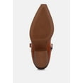 thumbnail image 5 of Fallon Faux Leather Patchwork Cowboy Boots, 5 of 9
