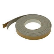 FindTape Polyester Felt Tape [3mm thick] (FELT-08): 3/4 in. x 10 ft. (Light Grey)
