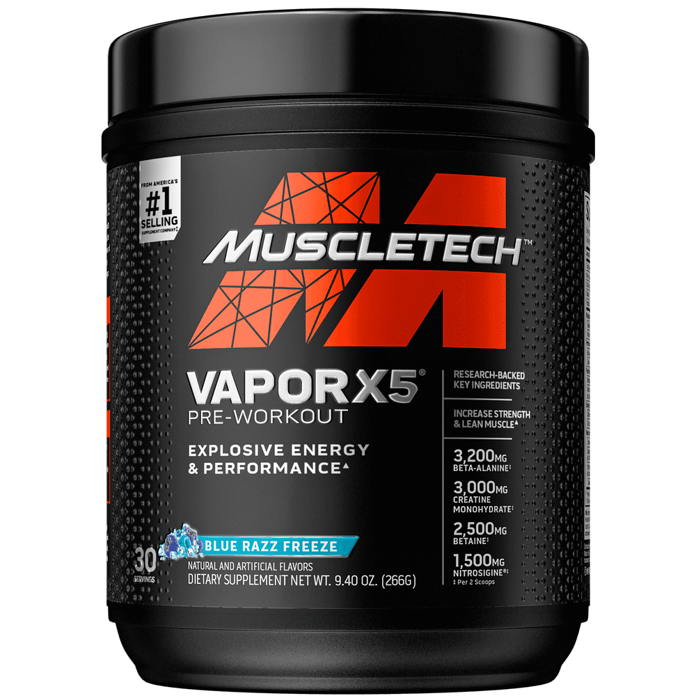 Vapor X5 Next Gen Pre Workout Powder, Explosive Energy