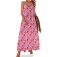 thumbnail image 1 of Nuevo vestido sin mangas con corazones flotantes en color lavanda, vestido de noche de verano, 1 of 7