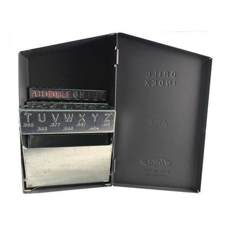 Huot Drill Bit Case,Jobber Length,Steel 10500